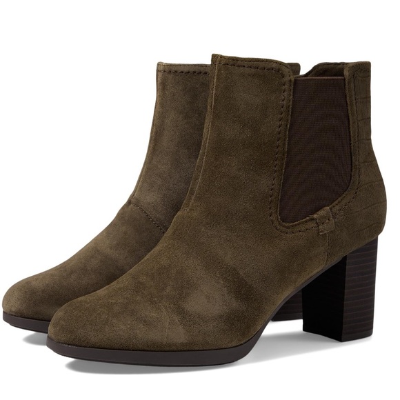 Clarks Bayla Rose Boot Slate Suede size 11M NWT IN BOX!!! - Picture 9 of 13